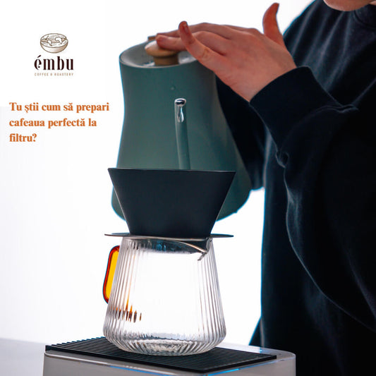 Server si Kettle. Tu știi cum să prepari cafeaua perfectă la filtru? 